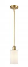 Innovations Lighting 516-1S-SG-G801-LED - Clymer - 1 Light - 4 inch - Satin Gold - Mini Pendant