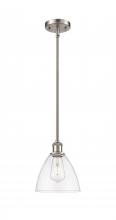 Innovations Lighting 516-1S-SN-GBD-752 - Bristol - 1 Light - 8 inch - Brushed Satin Nickel - Mini Pendant