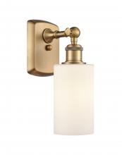 Innovations Lighting 516-1W-BB-G801 - Clymer - 1 Light - 4 inch - Brushed Brass - Sconce