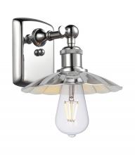 Innovations Lighting 516-1W-PC-M17-PC - Scallop - 1 Light - 8 inch - Polished Chrome - Sconce