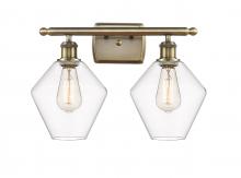 Innovations Lighting 516-2W-AB-G652-8 - Cindyrella - 2 Light - 18 inch - Antique Brass - Bath Vanity Light