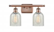 Innovations Lighting 516-2W-AC-G2511 - Caledonia - 2 Light - 15 inch - Antique Copper - Bath Vanity Light