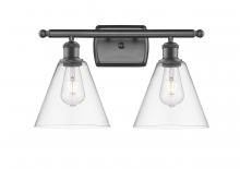 Innovations Lighting 516-2W-OB-GBC-82 - Berkshire - 2 Light - 18 inch - Oil Rubbed Bronze - Bath Vanity Light