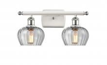 Innovations Lighting 516-2W-WPC-G92 - Fenton - 2 Light - 17 inch - White Polished Chrome - Bath Vanity Light