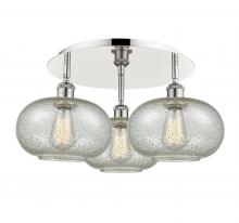 Innovations Lighting 516-3C-PN-G249 - Gorham - 3 Light - 21 inch - Polished Nickel - Flush Mount