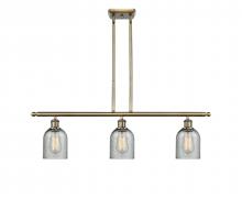 Innovations Lighting 516-3I-AB-G257 - Caledonia - 3 Light - 36 inch - Antique Brass - Cord hung - Island Light