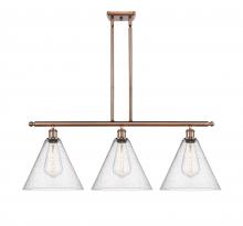 Innovations Lighting 516-3I-AC-GBC-124 - Berkshire - 3 Light - 39 inch - Antique Copper - Cord hung - Island Light