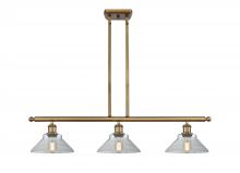 Innovations Lighting 516-3I-BB-G132 - Orwell - 3 Light - 36 inch - Brushed Brass - Cord hung - Island Light