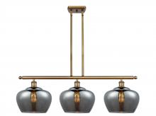 Innovations Lighting 516-3I-BB-G93-L - Fenton - 3 Light - 38 inch - Brushed Brass - Cord hung - Island Light