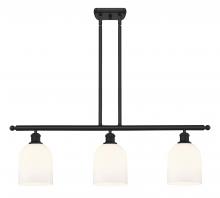 Innovations Lighting 516-3I-BK-G558-6GWH - Bella - 3 Light - 36 inch - Matte Black - Cord hung - Island Light