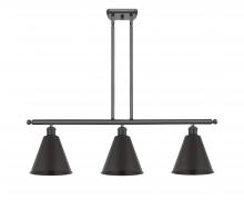 Innovations Lighting 516-3I-BK-MBC-8-BK - Berkshire - 3 Light - 36 inch - Matte Black - Cord hung - Island Light