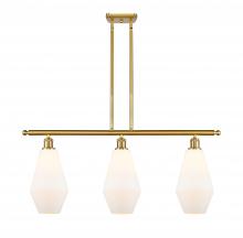 Innovations Lighting 516-3I-SG-G651-7 - Cindyrella - 3 Light - 36 inch - Satin Gold - Cord hung - Island Light