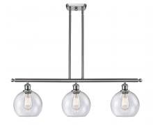 Innovations Lighting 516-3I-SN-G124-8 - Athens - 3 Light - 36 inch - Brushed Satin Nickel - Cord hung - Island Light