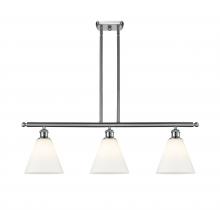 Innovations Lighting 516-3I-SN-GBC-81 - Berkshire - 3 Light - 36 inch - Brushed Satin Nickel - Cord hung - Island Light