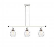 Innovations Lighting 516-3I-WPC-G654-6 - Cindyrella - 3 Light - 36 inch - White Polished Chrome - Cord hung - Island Light