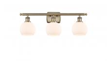 Innovations Lighting 516-3W-AB-G121-6 - Athens - 3 Light - 26 inch - Antique Brass - Bath Vanity Light