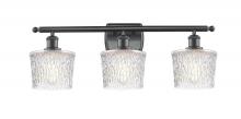 Innovations Lighting 516-3W-BK-G402 - Niagara - 3 Light - 27 inch - Matte Black - Bath Vanity Light