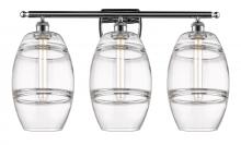 Innovations Lighting 516-3W-PC-G557-8CL - Vaz - 3 Light - 28 inch - Polished Chrome - Bath Vanity Light