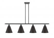 Innovations Lighting 516-4I-BK-MBC-8-BK - Berkshire - 4 Light - 48 inch - Matte Black - Cord hung - Island Light