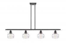 Innovations Lighting 516-4I-OB-G556-6CL - Rochester - 4 Light - 48 inch - Oil Rubbed Bronze - Cord hung - Island Light