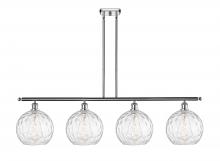 Innovations Lighting 516-4I-PC-G1215-10 - Athens Water Glass - 4 Light - 48 inch - Polished Chrome - Cord hung - Island Light