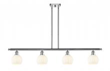 Innovations Lighting 516-4I-PC-G1217-6WV - White Venetian - 4 Light - 48 inch - Polished Chrome - Stem Hung - Island Light