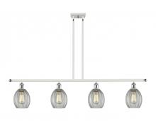 Innovations Lighting 516-4I-WPC-G82 - Eaton - 4 Light - 48 inch - White Polished Chrome - Cord hung - Island Light