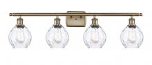 Innovations Lighting 516-4W-AB-G362 - Waverly - 4 Light - 36 inch - Antique Brass - Bath Vanity Light