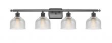 Innovations Lighting 516-4W-BK-G412 - Dayton - 4 Light - 36 inch - Matte Black - Bath Vanity Light