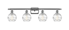 Innovations Lighting 516-4W-PC-G1213-6CL - Athens Deco Swirl - 4 Light - 36 inch - Polished Chrome - Bath Vanity Light