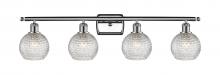 Innovations Lighting 516-4W-PC-G122C-6CL - Athens - 4 Light - 36 inch - Polished Chrome - Bath Vanity Light