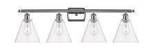 Innovations Lighting 516-4W-PC-GBC-82 - Berkshire - 4 Light - 38 inch - Polished Chrome - Bath Vanity Light