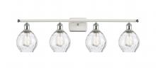 Innovations Lighting 516-4W-WPC-G362 - Waverly - 4 Light - 36 inch - White Polished Chrome - Bath Vanity Light