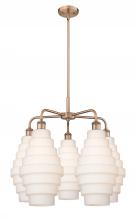 Innovations Lighting 516-5CR-AC-G671-8 - Cascade - 5 Light - 26 inch - Antique Copper - Chandelier