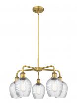 Innovations Lighting 516-5CR-BB-G292 - Salina - 5 Light - 24 inch - Brushed Brass - Chandelier