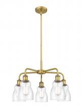 Innovations Lighting 516-5CR-BB-G394 - Ellery - 5 Light - 23 inch - Brushed Brass - Chandelier