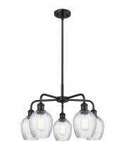 Innovations Lighting 516-5CR-BK-G292 - Salina - 5 Light - 24 inch - Matte Black - Chandelier