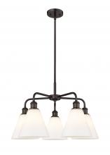 Innovations Lighting 516-5CR-OB-GBC-81 - Berkshire - 5 Light - 26 inch - Oil Rubbed Bronze - Chandelier