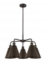 Innovations Lighting 516-5CR-OB-MBC-8-OB - Berkshire - 5 Light - 26 inch - Oil Rubbed Bronze - Chandelier