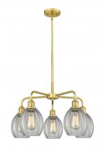 Innovations Lighting 516-5CR-SG-G82 - Eaton - 5 Light - 24 inch - Satin Gold - Chandelier