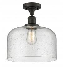 Innovations Lighting 517-1CH-OB-G74-L - Bell - 1 Light - 12 inch - Oil Rubbed Bronze - Semi-Flush Mount