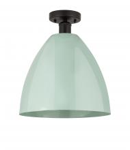 Innovations Lighting 616-1F-OB-MBD-12-SF - Plymouth - 1 Light - 12 inch - Oil Rubbed Bronze - Semi-Flush Mount