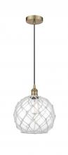 Innovations Lighting 616-1P-AB-G122-10RW - Edison - 1 Light - 10 inch - Antique Brass - Mini Pendant