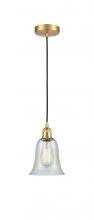 Innovations Lighting 616-1P-SG-G2812 - Hanover - 1 Light - 6 inch - Satin Gold - Cord hung - Mini Pendant