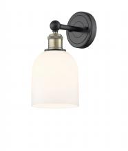 Innovations Lighting 616-1W-BAB-G558-6GWH - Bella - 1 Light - 6 inch - Black Antique Brass - Sconce