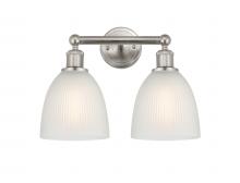 Innovations Lighting 616-2W-SN-G381 - Castile - 2 Light - 15 inch - Brushed Satin Nickel - Bath Vanity Light