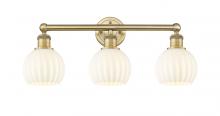 Innovations Lighting 616-3W-BB-G1217-6WV - White Venetian - 3 Light - 24 inch - Brushed Brass - Bath Vanity Light