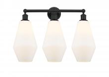 Innovations Lighting 616-3W-BK-G651-7 - Cindyrella - 3 Light - 25 inch - Matte Black - Bath Vanity Light