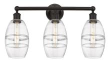 Innovations Lighting 616-3W-OB-G557-6CL - Vaz - 3 Light - 24 inch - Oil Rubbed Bronze - Bath Vanity Light