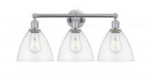 Innovations Lighting 616-3W-PC-GBD-752 - Bristol - 3 Light - 26 inch - Polished Chrome - Bath Vanity Light